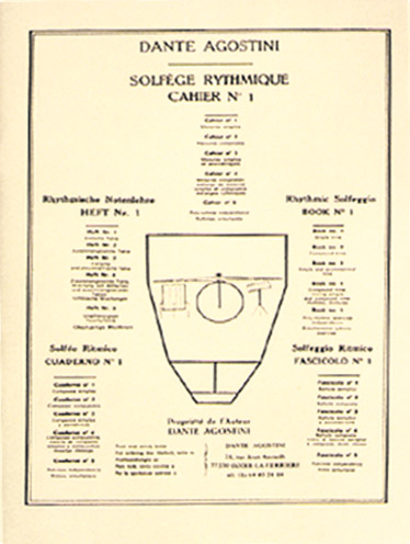 Solfège Rythmique Vol.1 (AGOSTINI DANTE)