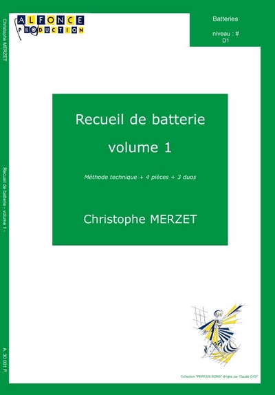 Recueil De Batterie, Vol.1 (MERZET CHRISTOPHE)
