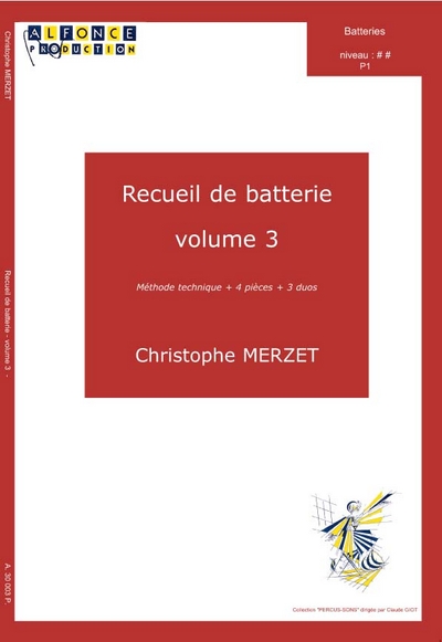 Recueil De Batterie, Vol.3 (MERZET CHRISTOPHE)