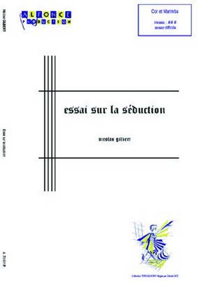 Essai Sur La Seduction (Marimba And Cor / Horn) (GILBERT NICOLAS)