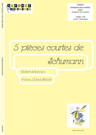 5 Pieces Courtes De Schumann (SCHUMANN ROBERT)