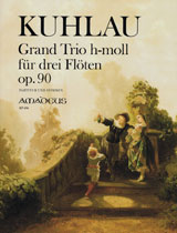Grand Trio Op. 90 In H-Moll Für Drei Flöten (KUHLAU FRIEDRICH)
