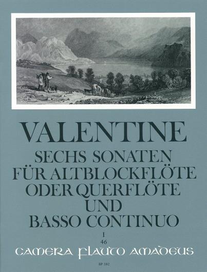 6 Sonatas Op. 5 Vol.1 (VALENTINE ROBERT)