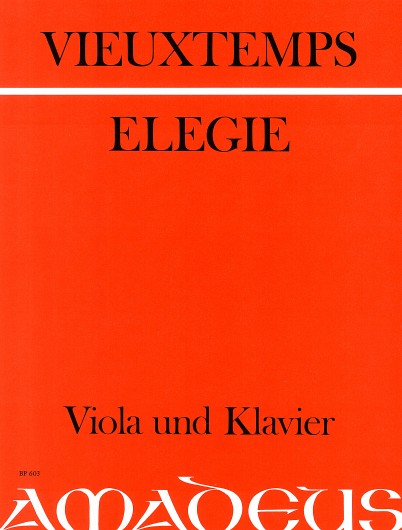 Elegie Op. 30 (VIEUXTEMPS HENRI)