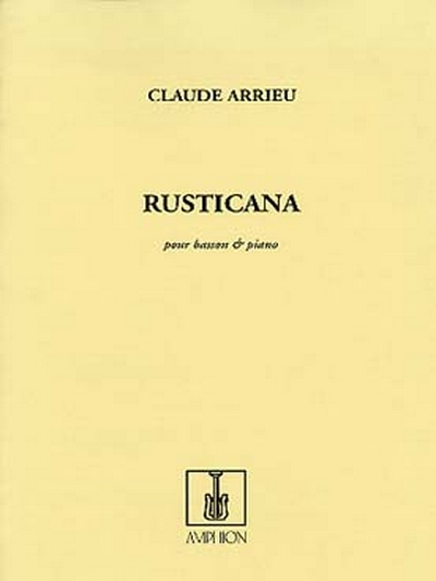 Rusticana Basson-Piano (ARRIEU CLAUDE)