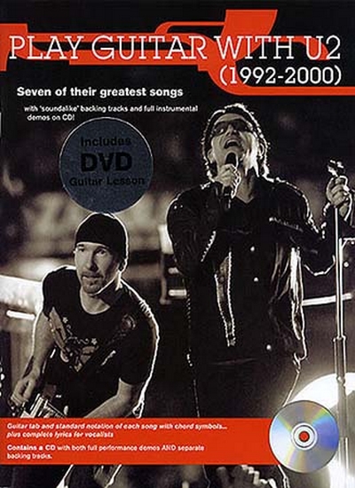 Play Guitar With 92-2000 + Dvd (U2)