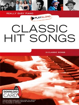 Really Easy Piano Play Along : Classic Hit Songs - Book - Download Card