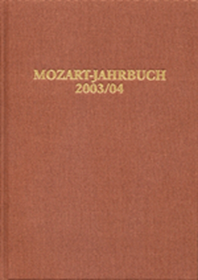 Mozart-Jahrbuch 2003/04