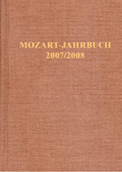 Mozart-Jahrbuch 2007/2008