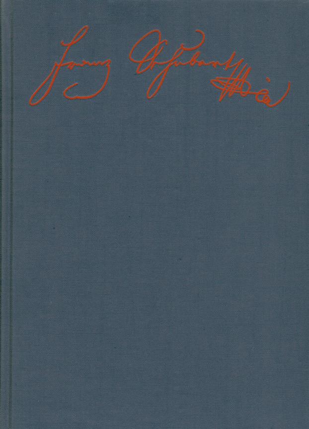 Franz Schuberts Werke In Abschriften: Liederalben Und Sammlungen (DURR WALTHER)