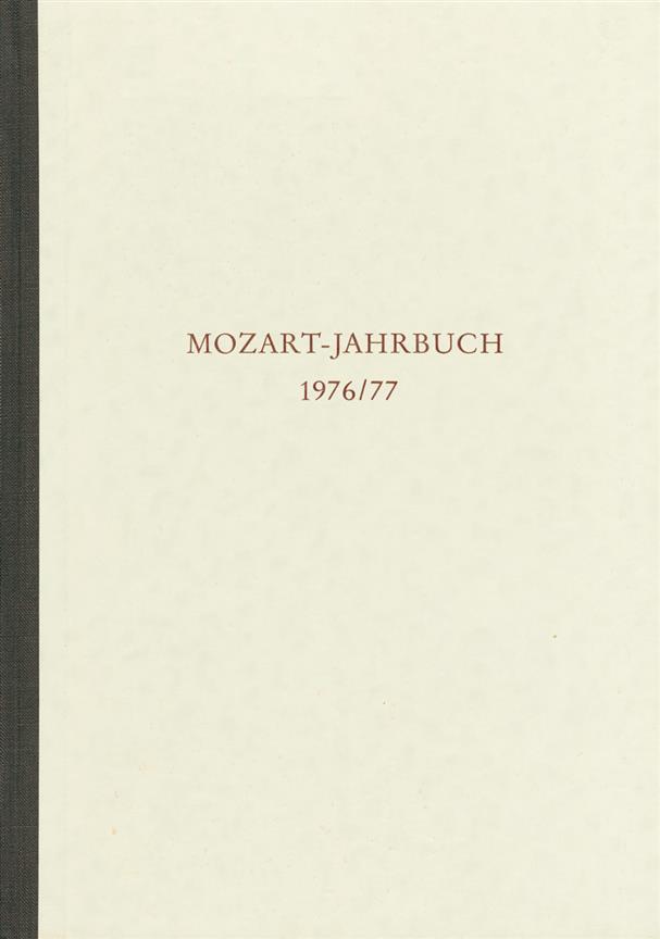 Mozart-Jahrbuch 1976/1977
