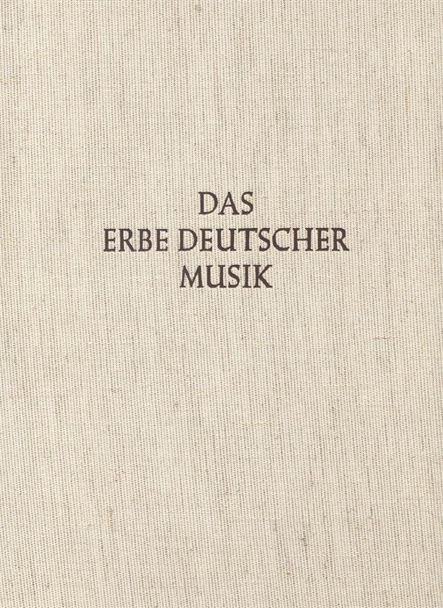 Neue Teutsche Weltliche Lieder 1595 / Convivalium Concentuum Farrago 1609. Das Erbe Deutscher Musik, Sondereihe 1 (DEMANTIUS JOHANN CHRISTOPH)