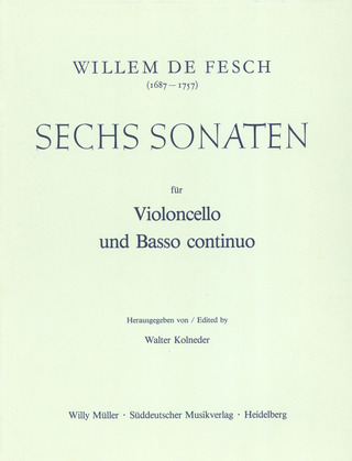 6 Sonaten Für Violoncello Und Basso Continuo