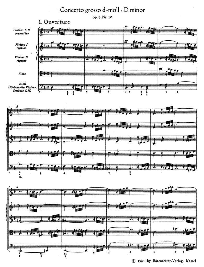 Concerto Grosso Op. 6/10 (HAENDEL GEORG FRIEDRICH)
