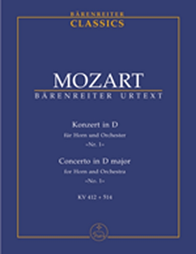 Konzert In D Für Horn Und Orchester 'Nr. 1' (MOZART WOLFGANG AMADEUS)