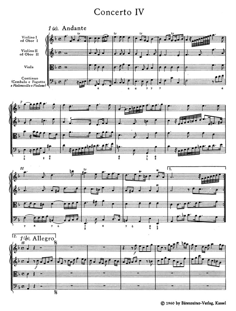Concerto Grosso Op. 3/4 (HAENDEL GEORG FRIEDRICH)