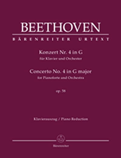 Concerto For Pianoforte And Orchestra #4 G Major Op. 58 (BEETHOVEN LUDWIG VAN)