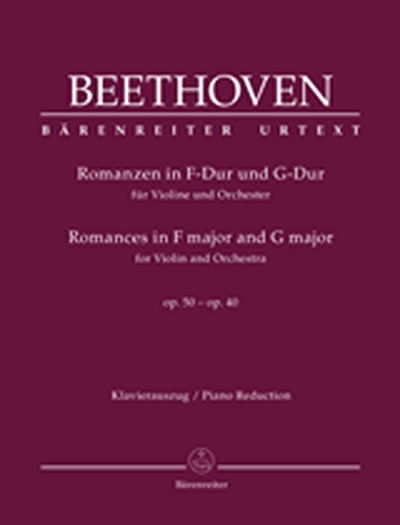Romances In F Major And G Major For Violin And Orchestra Op. 50, 40 (BEETHOVEN LUDWIG VAN)