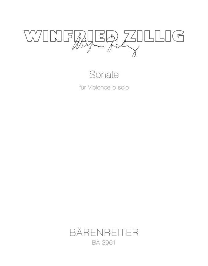 Sonate Für Violoncello Solo (1958) (ZILLIG WINFRIED)