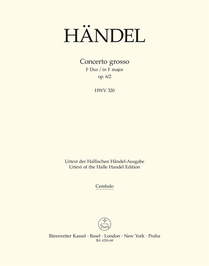 Concerto Grosso Hwv 320