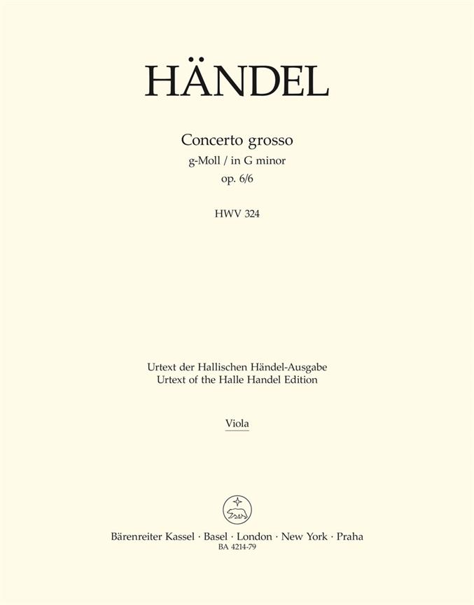 Concerto Grosso Hwv 324