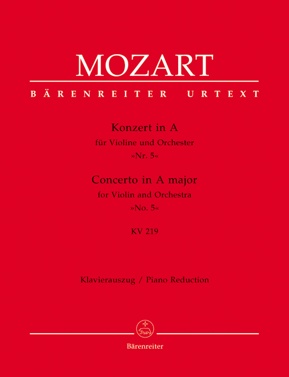 Konzert In A Für Violine Und Orchester 'Nr. 5' (MOZART WOLFGANG AMADEUS)