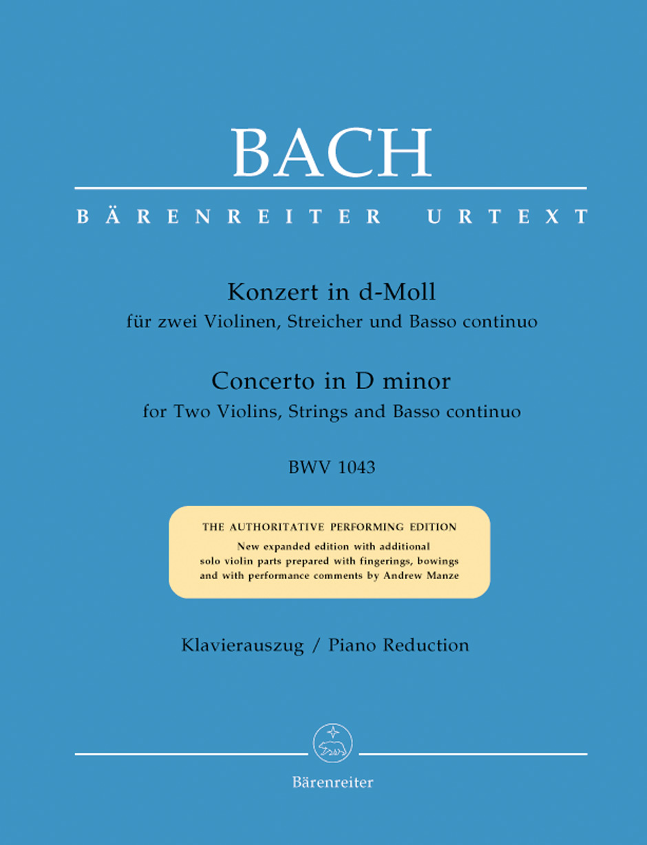 Konzert Für Zwei Violinen, Streicher Und Basso Continuo (BACH JOHANN SEBASTIAN)