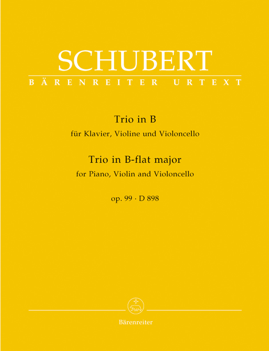 Trio In B Für Klavier, Violine Und Violoncello (SCHUBERT FRANZ)