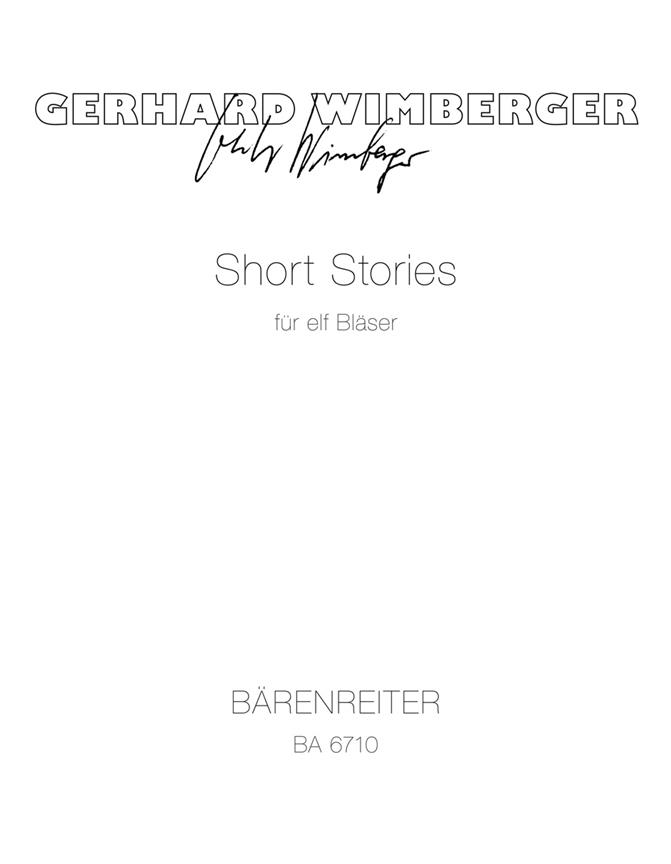 Short Stories Für 11 Bläser (1975) (WIMBERGER GERHARD)