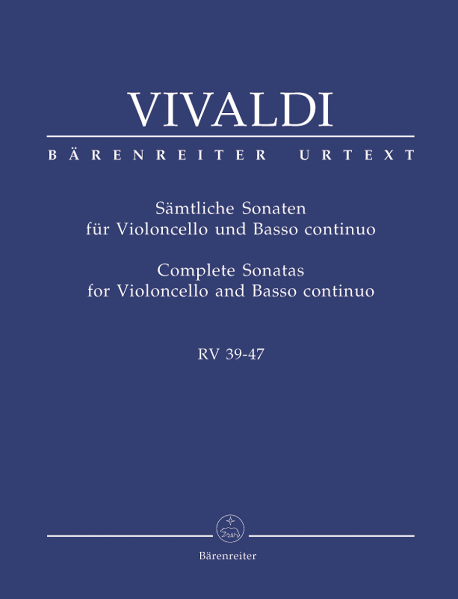 Sämtliche Sonaten Für Violoncello Und Basso Continuo (VIVALDI ANTONIO)