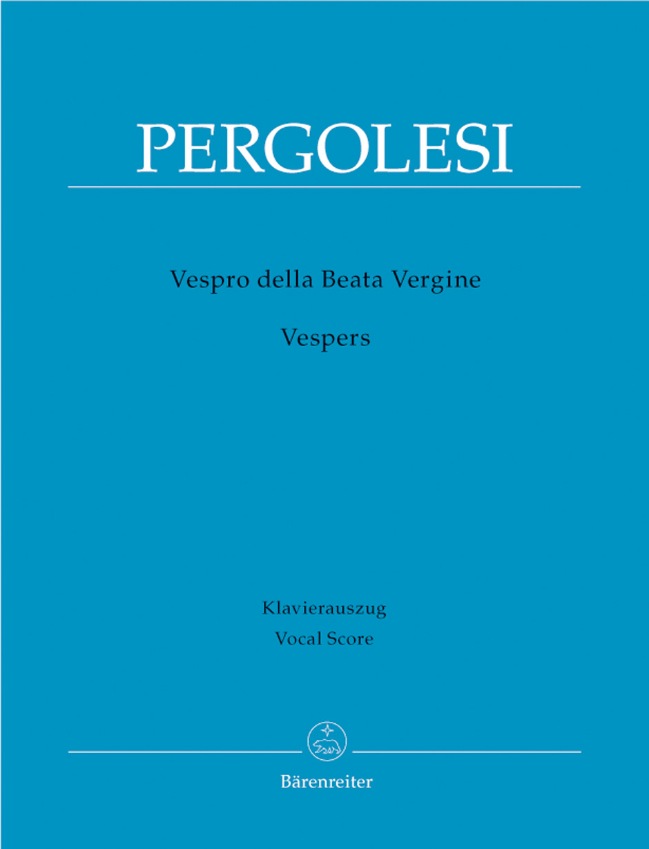 Vespro Della Beata Vergine / Marienvesper (PERGOLESI GIOVANNI BATTISTA)
