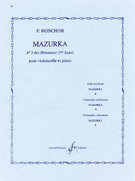 Mazurka No5 Des Miniatures (RONCHINI F)