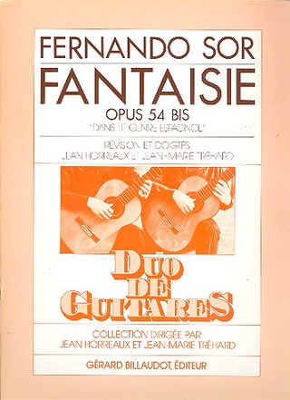 Fantaisie Op. 54 Bis - Dans Le Genre Espagnol