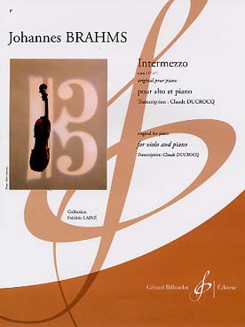 Intermezzo Op. 117 No 1
