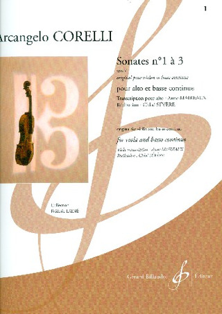 Sonates #1 A 3 Op. V