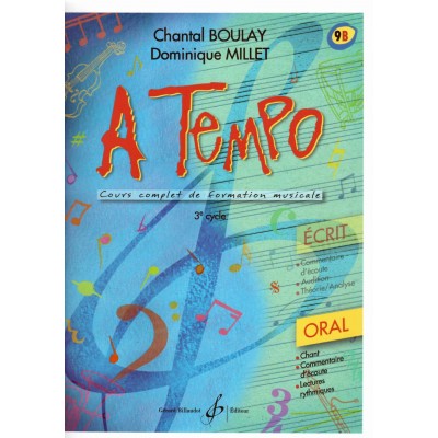 A Tempo - Vol.9B, Série Oral (BOULAY CHANTAL / MILLET DOMINIQUE)