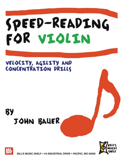Speed-Reading For Violin (BAUER JOHN)