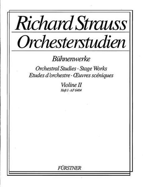 Orchestral Studies: Violin II Band 1 (STRAUSS RICHARD)