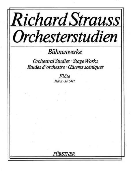 Orchestral Studies: Flûte Band 2 (STRAUSS RICHARD)