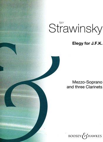 Elegy For Jfk (STRAVINSKY IGOR)