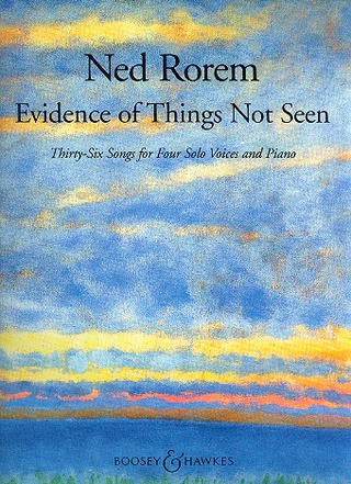 Evidence Of Things Not Seen (ROREM NED)