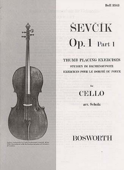 Cello Op. 1 Part 1 Exercices Pour Le Doigte Du Pouce (SEVCIK OTAKAR)