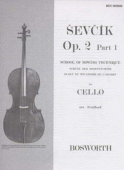 Cello Op. 2 Part.1 Ecole Du Mecanisme De L'Archet (SEVCIK OTAKAR)