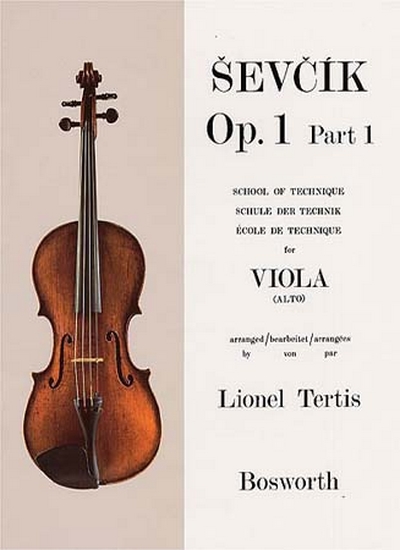 Viola Op. 1 Part.1 Ecole De Technique (SEVCIK OTAKAR)