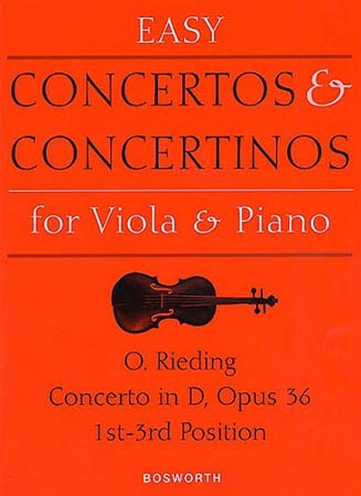 Concerto In D Op. 36 Viola/Piano (RIEDING OSKAR)