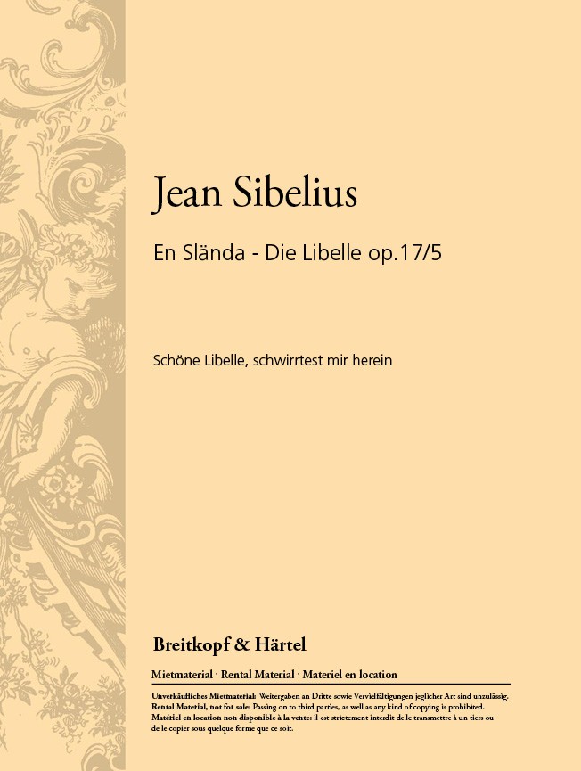 En Slända - Die Libelle (SIBELIUS JEAN)