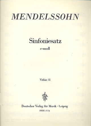 Sinfoniesatz C-Moll