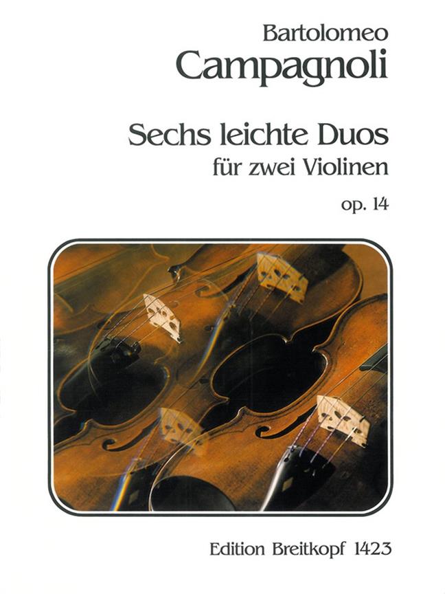 6 Leichte Duos Op. 14 (CAMPAGNOLI BARTOLOMEO)