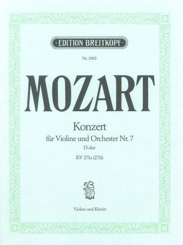 Violinkonzert 7 D-Dur Kv 271A (MOZART WOLFGANG AMADEUS)