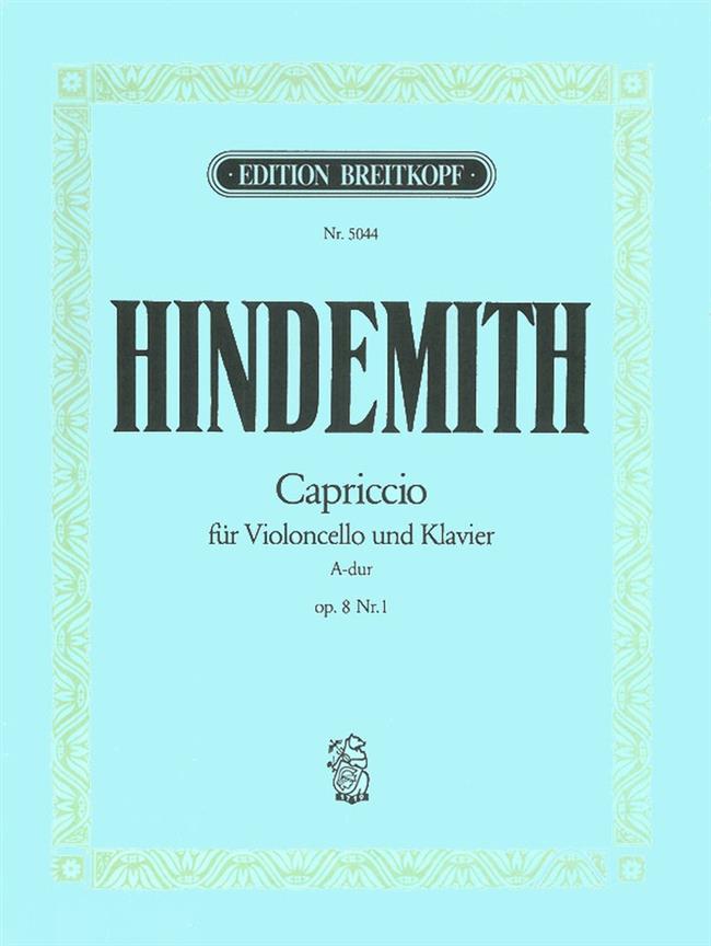 Capriccio A-Dur Op. 8/1 (HINDEMITH PAUL)